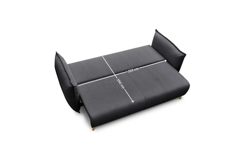 Puffin Bäddsoffa 3-sits - Antracit - Möbler - Soffa - Bäddsoffa - 3 sits bäddsoffa