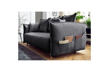 Puffin Bäddsoffa 3-sits - Antracit - Möbler - Soffa - Bäddsoffa - 3 sits bäddsoffa