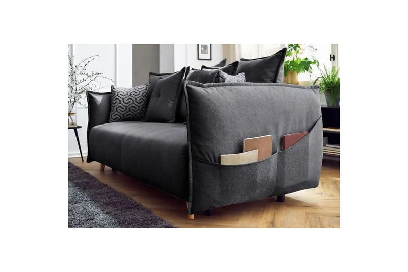 Puffin Bäddsoffa 3-sits - Antracit - Möbler - Soffa - Bäddsoffa - 3 sits bäddsoffa