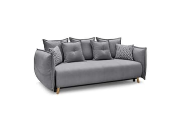 Puffin Bäddsoffa 3-sits - Grå - Möbler - Soffa - Bäddsoffa - 3 sits bäddsoffa