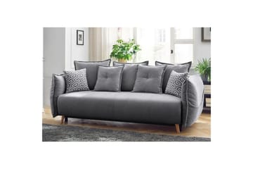 Puffin Bäddsoffa 3-sits - Grå - Möbler - Soffa - Bäddsoffa - 3 sits bäddsoffa