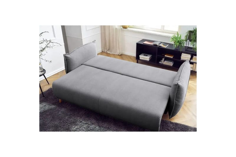 Puffin Bäddsoffa 3-sits - Grå - Möbler - Soffa - Bäddsoffa - 3 sits bäddsoffa