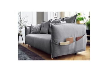 Puffin Bäddsoffa 3-sits - Grå - Möbler - Soffa - Bäddsoffa - 3 sits bäddsoffa