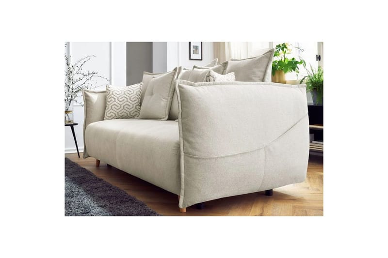 Puffin Bäddsoffa 3-sits - Krämvit - Möbler - Soffa - Bäddsoffa - 3 sits bäddsoffa