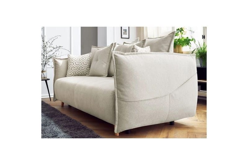 Puffin Bäddsoffa 3-sits - Krämvit - Möbler - Soffa - Bäddsoffa - 3 sits bäddsoffa