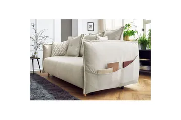 Puffin Bäddsoffa 3-sits - Krämvit - Möbler - Soffa - Bäddsoffa - 3 sits bäddsoffa