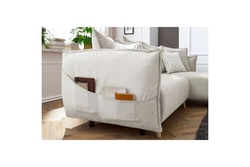 Puffin Bäddsoffa med Divan 3-sits - Krämvit - Möbler - Soffa - Bäddsoffa - Bäddsoffa divan