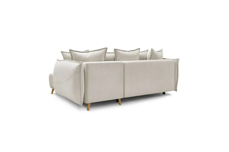 Puffin Bäddsoffa med Divan 3-sits - Krämvit - Möbler - Soffa - Bäddsoffa - Bäddsoffa divan