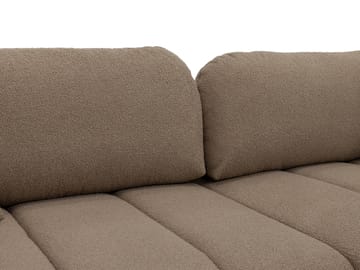 Quarlos 3-sits Bäddsoffa med Divan Vänster och Förvaring - Grå - Möbler - Soffa - Bäddsoffa - Hörnbäddsoffa