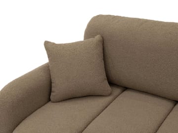 Quarlos 3-sits Bäddsoffa med Förvaring - Beige - Möbler - Soffa - Bäddsoffa - 3 sits bäddsoffa