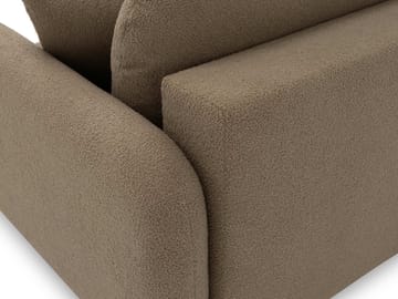 Quarlos 3-sits Bäddsoffa med Förvaring - Beige - Möbler - Soffa - Bäddsoffa - 3 sits bäddsoffa