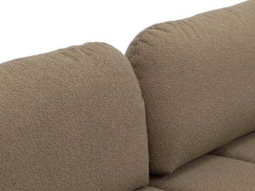 Quarlos 3-sits Bäddsoffa med Förvaring - Mörkbeige - Möbler - Soffa - Bäddsoffa - 3 sits bäddsoffa