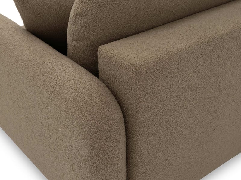 Quarlos 3-sits Bäddsoffa med Förvaring - Mörkbeige - Möbler - Soffa - Bäddsoffa - 3 sits bäddsoffa