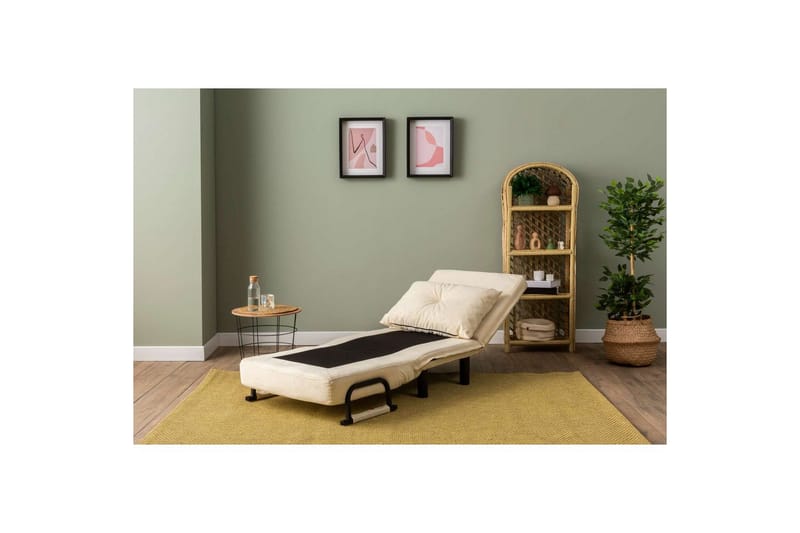 Quorin Bäddfåtölj - Cream - Möbler - Soffa - Bäddsoffa - Framåtbäddad bäddsoffa