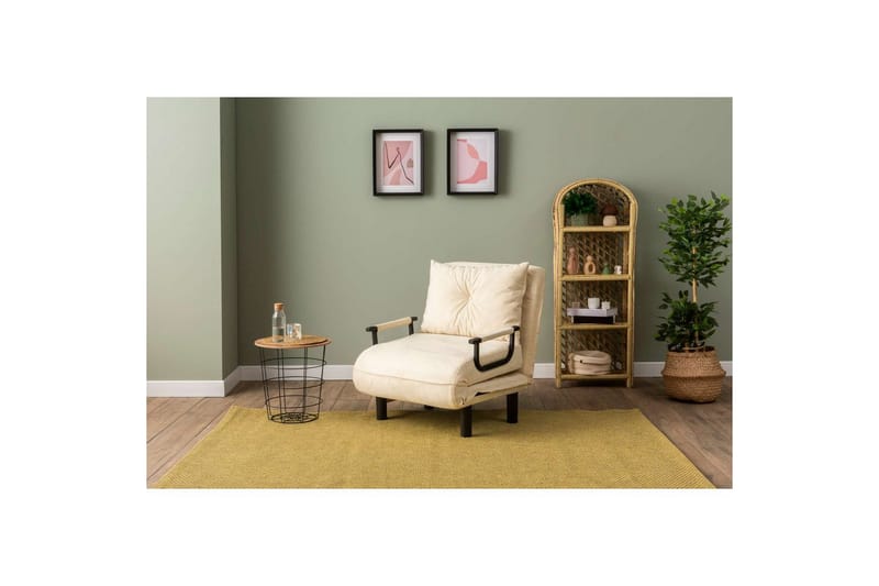 Quorin Bäddfåtölj - Cream - Möbler - Soffa - Bäddsoffa - Framåtbäddad bäddsoffa