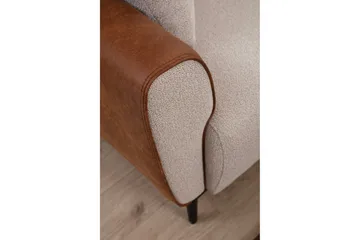 Rebelo 3-sits Bäddsoffa - Beige - Möbler - Soffa - Bäddsoffa - 3 sits bäddsoffa
