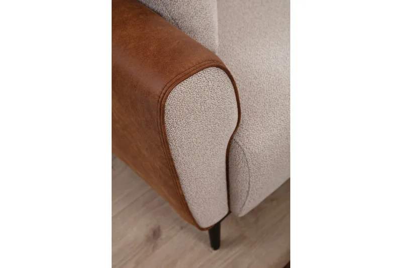 Rebelo 3-sits Bäddsoffa - Beige - Möbler - Soffa - Bäddsoffa - 3 sits bäddsoffa