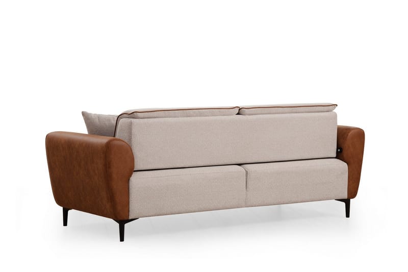 Rebelo 3-sits Bäddsoffa - Beige - Möbler - Soffa - Bäddsoffa - 3 sits bäddsoffa