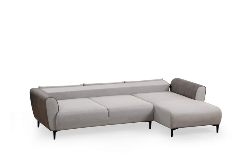 Rebelo Bäddsoffa med divan - Grå - Möbler - Soffa - Bäddsoffa - Bäddsoffa divan