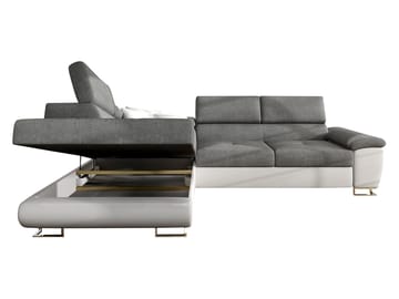 Reginia 4-sits Bäddsoffa med Schäslong och förvaring - Möbler - Soffa - Bäddsoffa - Hörnbäddsoffa