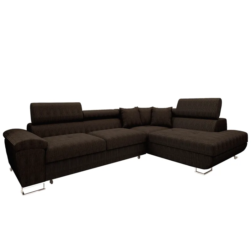 Reginia 4-sits Bäddsoffa med Schäslong och förvaring