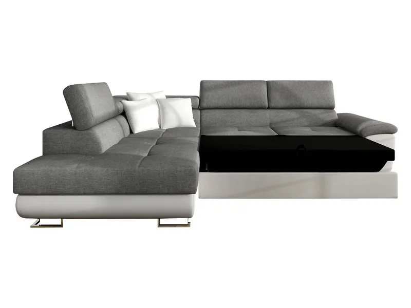 Reginia 4-sits Bäddsoffa med Schäslong och förvaring - Möbler - Soffa - Bäddsoffa - Hörnbäddsoffa