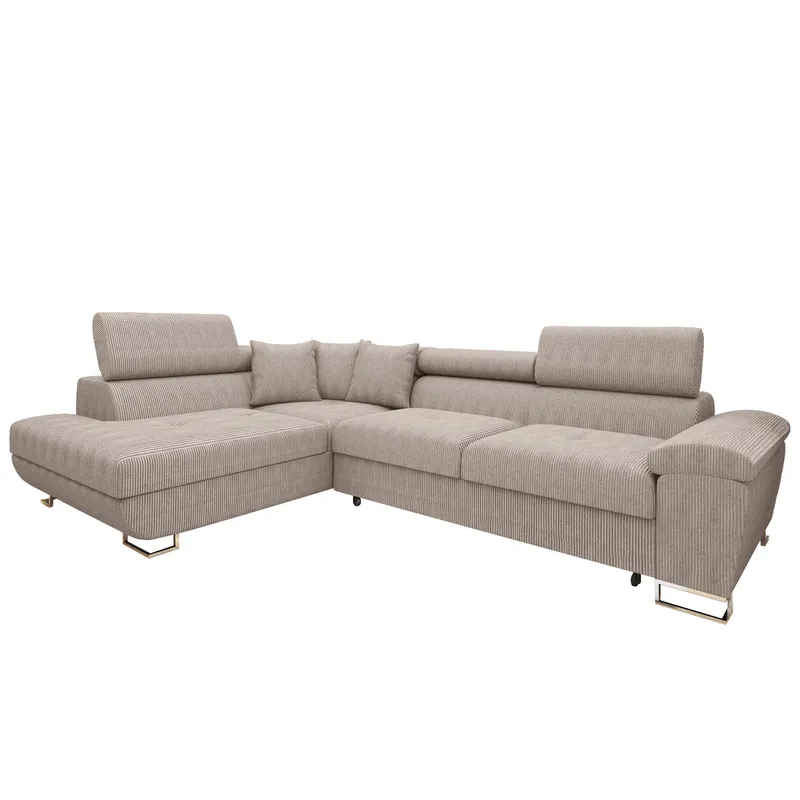 Reginia 4-sits Bäddsoffa med Schäslong och förvaring