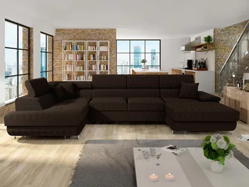 Reginia 5-sits U-Bäddsoffa med förvaring - Möbler - Soffa - Bäddsoffa - Hörnbäddsoffa