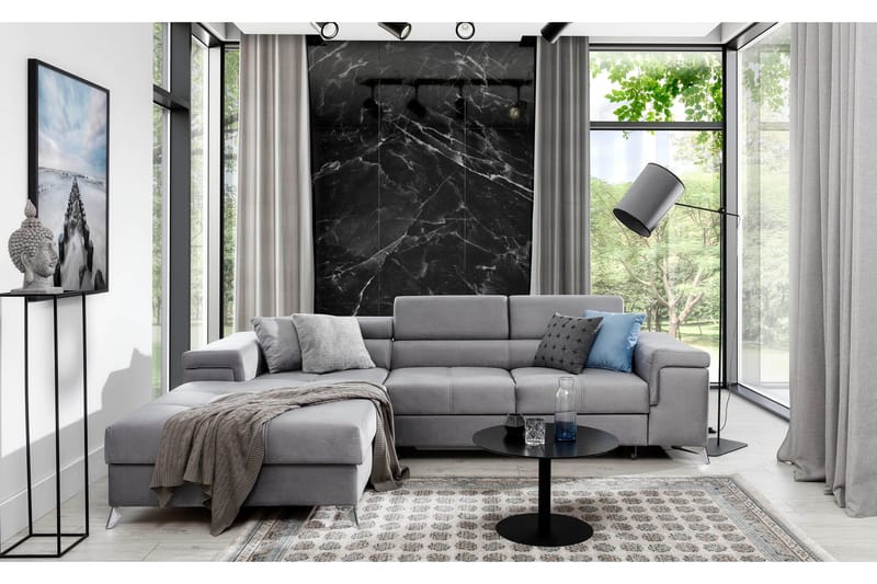 Ricardone 3-sits Bäddsoffa m. Divan - Brun - Möbler - Soffa - Bäddsoffa - Bäddsoffa divan