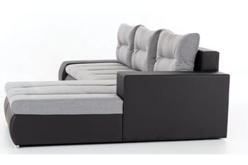 Rodeche 3-sits Bäddsoffa m. Divan med Förvaring - Ljusgrå - Möbler - Soffa - Bäddsoffa - Bäddsoffa divan