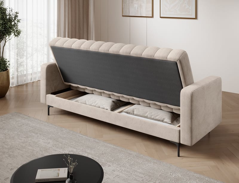 Roneyy 3-sits Bäddsoffa med förvaring - Jarell 18 - Möbler - Soffa - Bäddsoffa - 3 sits bäddsoffa