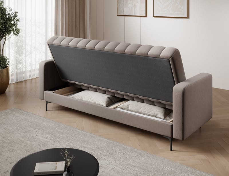 Roneyy 3-sits Bäddsoffa med förvaring - Sola 18 - Möbler - Soffa - Bäddsoffa - 3 sits bäddsoffa