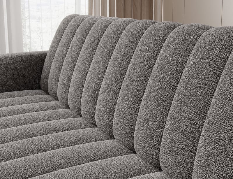 Roneyy 3-sits Bäddsoffa med förvaring - Xillar 04 - Möbler - Soffa - Bäddsoffa - 3 sits bäddsoffa