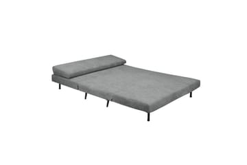 Sängsoffa Mallory Antracit, Linnetyg/Metall/Trä - Antracit, Linnetyg/Metall/Trä - Möbler - Soffa - Bäddsoffa - 2 sits bäddsoffa