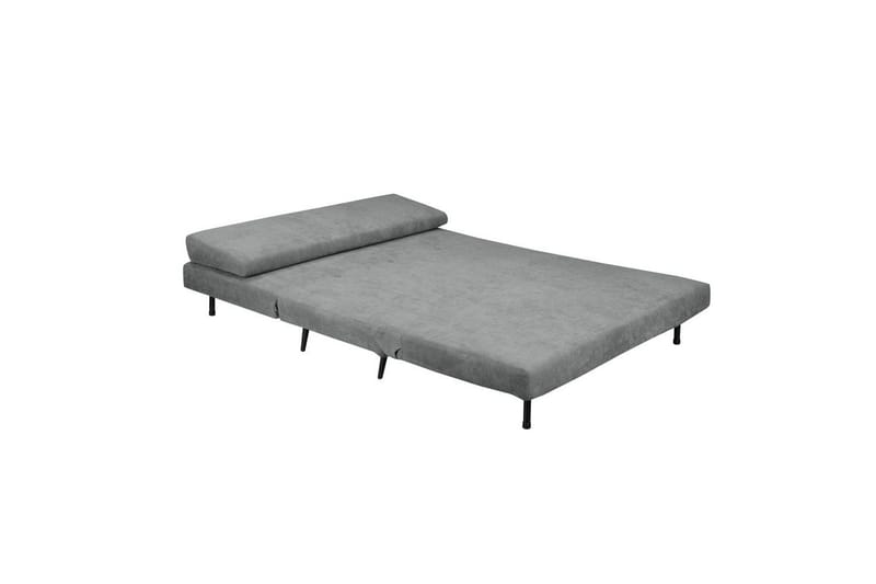 Sängsoffa Mallory Antracit, Linnetyg/Metall/Trä - Antracit, Linnetyg/Metall/Trä - Möbler - Soffa - Bäddsoffa - 2 sits bäddsoffa