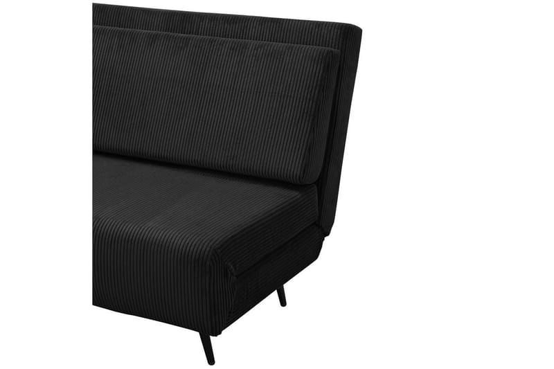 Sängsoffa Mallory Antracit, Manchester/Metall/Trä - Antracit, Manchester/Metall/Trä - Möbler - Soffa - Bäddsoffa - 2 sits bäddsoffa