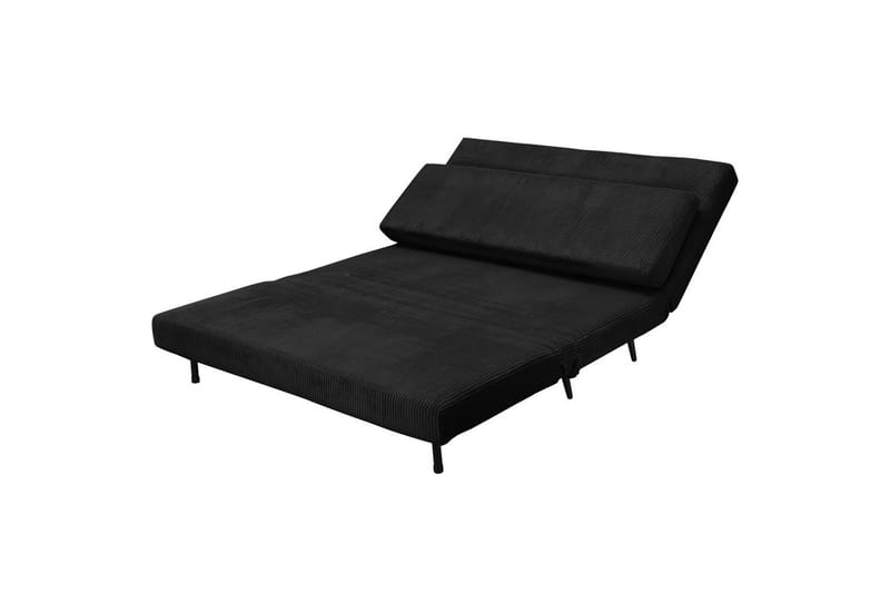 Sängsoffa Mallory Antracit, Manchester/Metall/Trä - Antracit, Manchester/Metall/Trä - Möbler - Soffa - Bäddsoffa - 2 sits bäddsoffa