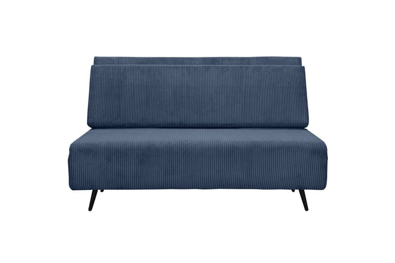 Sängsoffa Mallory Blå, Manchester/Metall/Trä - Blå, Manchester/Metall/Trä - Möbler - Soffa - Bäddsoffa - 2 sits bäddsoffa