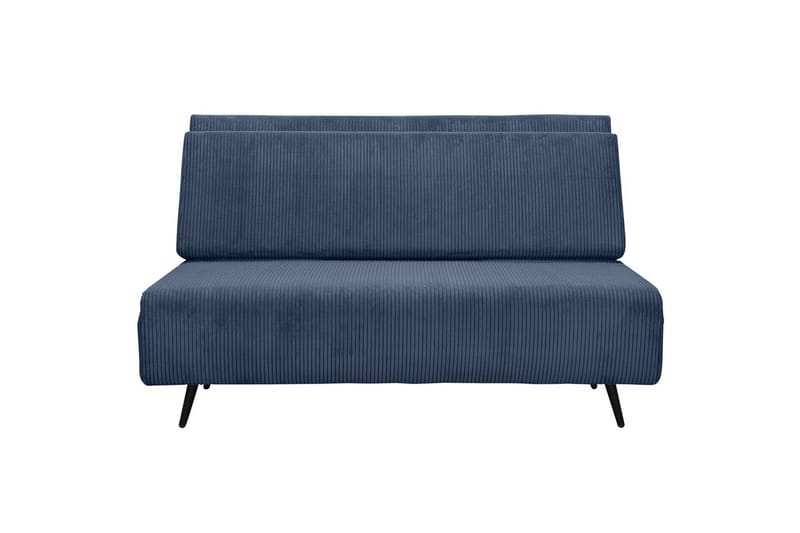 Sängsoffa Mallory Blå, Manchester/Metall/Trä - Blå, Manchester/Metall/Trä - Möbler - Soffa - Bäddsoffa - 2 sits bäddsoffa