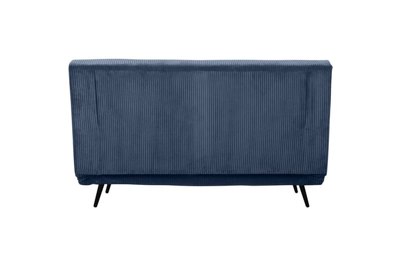 Sängsoffa Mallory Blå, Manchester/Metall/Trä - Blå, Manchester/Metall/Trä - Möbler - Soffa - Bäddsoffa - 2 sits bäddsoffa