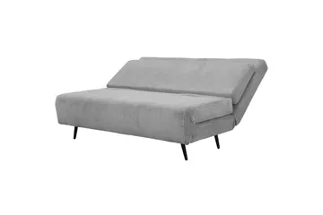 Sängsoffa Mallory Grå, Manchester/Metall/Trä - Grå, Manchester/Metall/Trä - Möbler - Soffa - Bäddsoffa - 2 sits bäddsoffa
