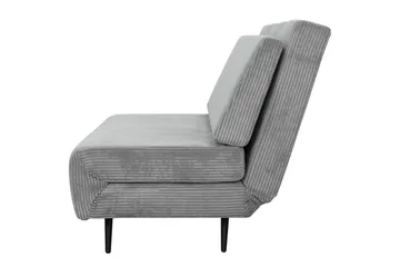 Sängsoffa Mallory Grå, Manchester/Metall/Trä - Grå, Manchester/Metall/Trä - Möbler - Soffa - Bäddsoffa - 2 sits bäddsoffa