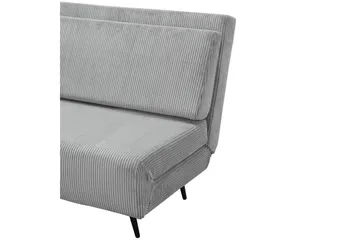 Sängsoffa Mallory Grå, Manchester/Metall/Trä - Grå, Manchester/Metall/Trä - Möbler - Soffa - Bäddsoffa - 2 sits bäddsoffa