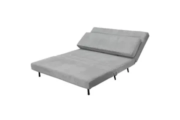 Sängsoffa Mallory Grå, Manchester/Metall/Trä - Grå, Manchester/Metall/Trä - Möbler - Soffa - Bäddsoffa - 2 sits bäddsoffa