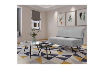 Sängsoffa Mallory Grå, Manchester/Metall/Trä - Grå, Manchester/Metall/Trä - Möbler - Soffa - Bäddsoffa - 2 sits bäddsoffa