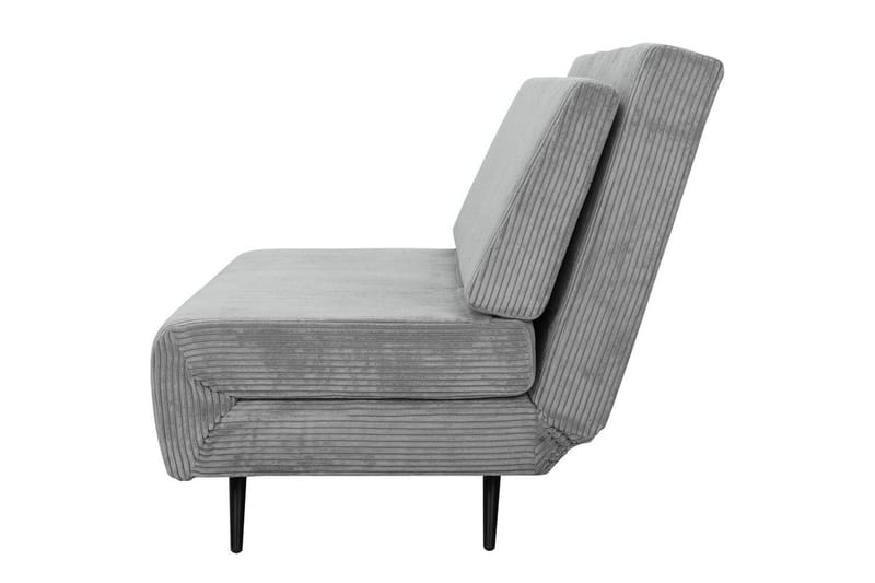 Sängsoffa Mallory Grå, Manchester/Metall/Trä - Grå, Manchester/Metall/Trä - Möbler - Soffa - Bäddsoffa - 2 sits bäddsoffa