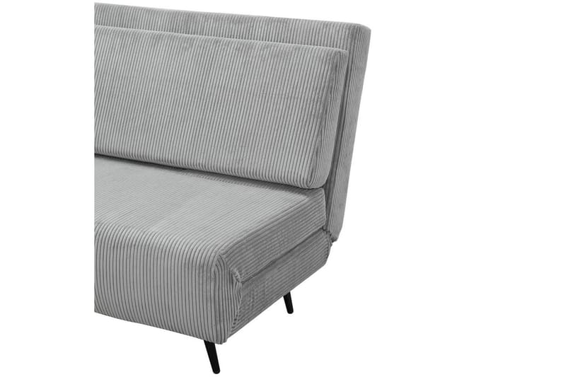 Sängsoffa Mallory Grå, Manchester/Metall/Trä - Grå, Manchester/Metall/Trä - Möbler - Soffa - Bäddsoffa - 2 sits bäddsoffa