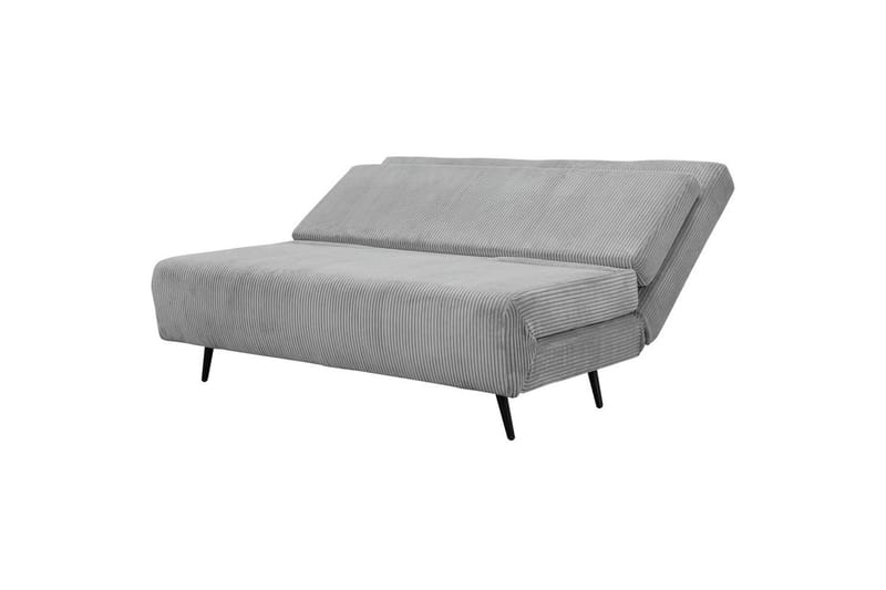 Sängsoffa Mallory Grå, Manchester/Metall/Trä - Grå, Manchester/Metall/Trä - Möbler - Soffa - Bäddsoffa - 2 sits bäddsoffa