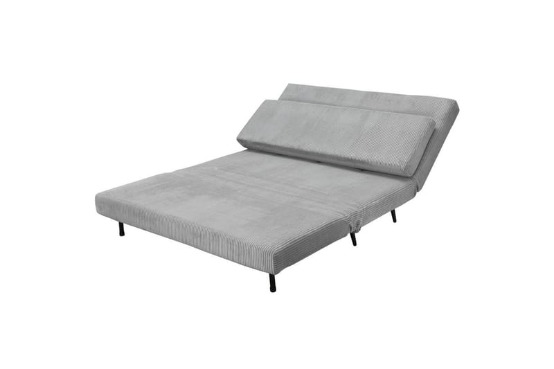 Sängsoffa Mallory Grå, Manchester/Metall/Trä - Grå, Manchester/Metall/Trä - Möbler - Soffa - Bäddsoffa - 2 sits bäddsoffa