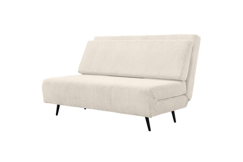Sängsoffa Mallory Kräm, Manchester/Metall/Trä - Kräm, Manchester/Metall/Trä - Möbler - Soffa - Bäddsoffa - 2 sits bäddsoffa